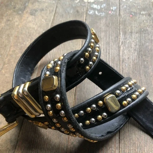 Vintage St. Maarten studded belt - Picture 4 of 12